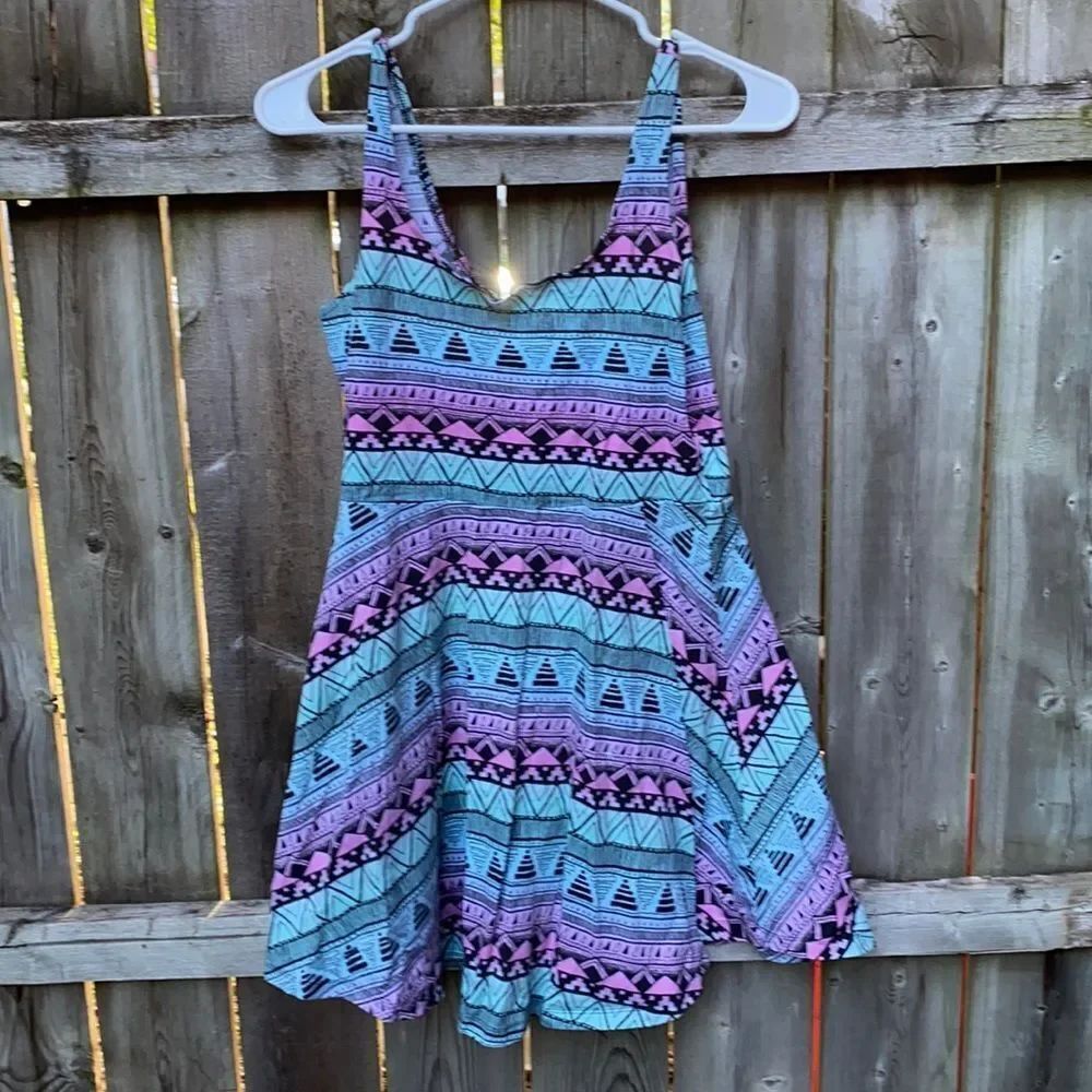 Victoria’s Secret Aztec Print baby doll dress sz. M